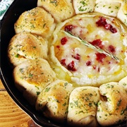 Cranberry Brie Biscuit Dip