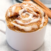 Cinnamon Roll Mug Cake