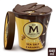 Double Sea Salt Caramel Ice Cream Tub