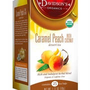 Davidson's Organics Caramel Peach With Coconut Tea