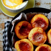 Honey Broiled Nectarines