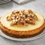 Toffee-Almond Matzo Cheesecake