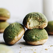 Matcha Cream Puff