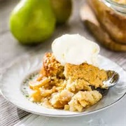 Pear Butterscotch Crumble