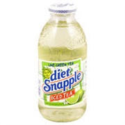 Diet Snapple Lime Green Tea
