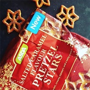 Salted Caramel Pretzel Stars