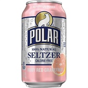 Polar Seltzer Ruby Red Grapefruit