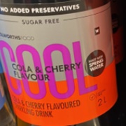 Woolworths Cool Sugar Free Cola & Cherry