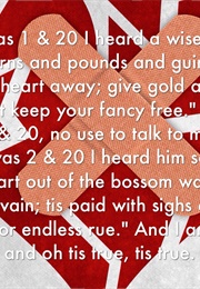 When I Was One and Twenty (A.E. Houseman)