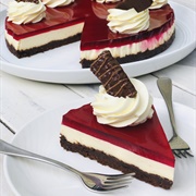 Chocolate Jelly Tip Cheesecake