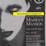 Marilyn Manson 1997 Powerstation