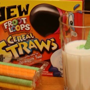 Fruit Loops Cereal Straws
