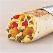 Taco Bell Grande Toasted Breakfast Burrito