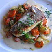 Lamprey & Zander (Pike-Perch) Meal in Vilnius, Lithuania