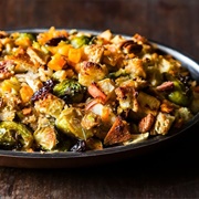 Brussels Sprouts Stuffing With Apples