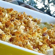 Scalloped Onions and Peanuts