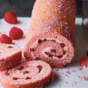 Percy Pig Swiss Roll