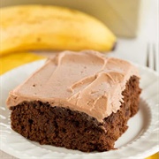 Chocolate and Banana Cake With Banana Icing