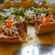 Bacon Guinea Fowl Pizza