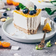 Raw Coconut Raffaello Cheesecake