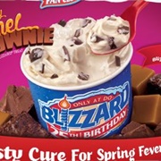 Ooey Gooey Caramel Brownie Blizzard
