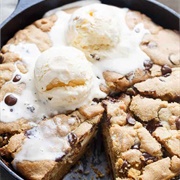 Cheesecake Stuffed Cookie Pizza