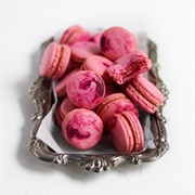 Strawberry Lime Cheesecake Macarons