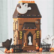 Halloween Gingerbread House