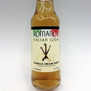 Romano's Italian Soda Vanilla Cream Soda
