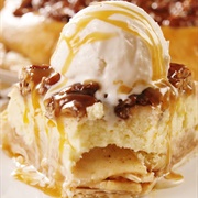 Upside Down Cheesecake Apple Pie