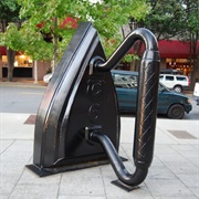 Flat Iron Sculpture, Asheville, NC