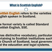 Scottish English