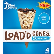 Blue Bunny Cookie Dough Cone