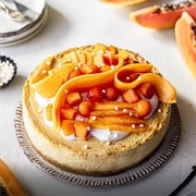 Papaya Vanilla Cheesecake