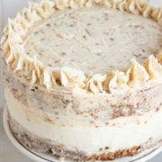Maple Bacon Apple Cake With No-Bake Cheesecake Layer and Maple Bacon Frosting