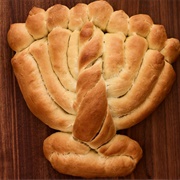 Menorah Challah
