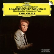 Beethoven: Klaviersonaten Nos.30&31 (Gilels)