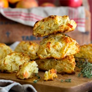 Apple and Cheddar Scone