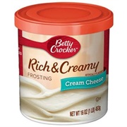 Betty Crocker Cream Cheese Frosting