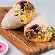 Beef and Onion Burrito
