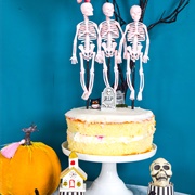 Skeleton Dance Cake