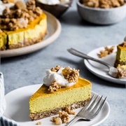 Raw Vegan Golden Milk Cheesecake