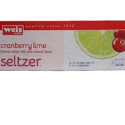 Weis Quality Cranberry Lime Seltzer