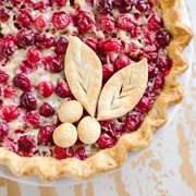 Cranberry Custard Pie