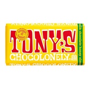 Tony's Chocolonely Milk Honey Almond Nougat Chocolate