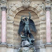 Fontaine Saint-Michel, Paris, France