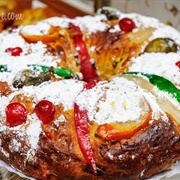 Bolo Rei (King Cake) at Christmas/ Epiphany in Portugal
