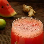 Watermelon Juice With Ginger