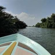 Sri Lanka Canal Boat