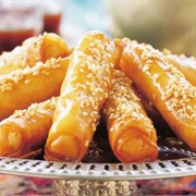 Sweet Pastries and Dishes of Honey and Almonds of Arabia